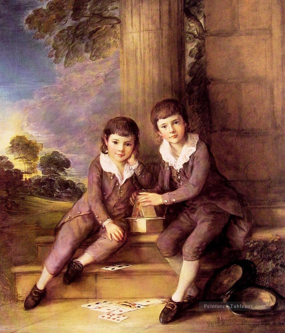 Portrait de John et Henry Trueman Villebois Thomas Gainsborough Peintures à l'huile